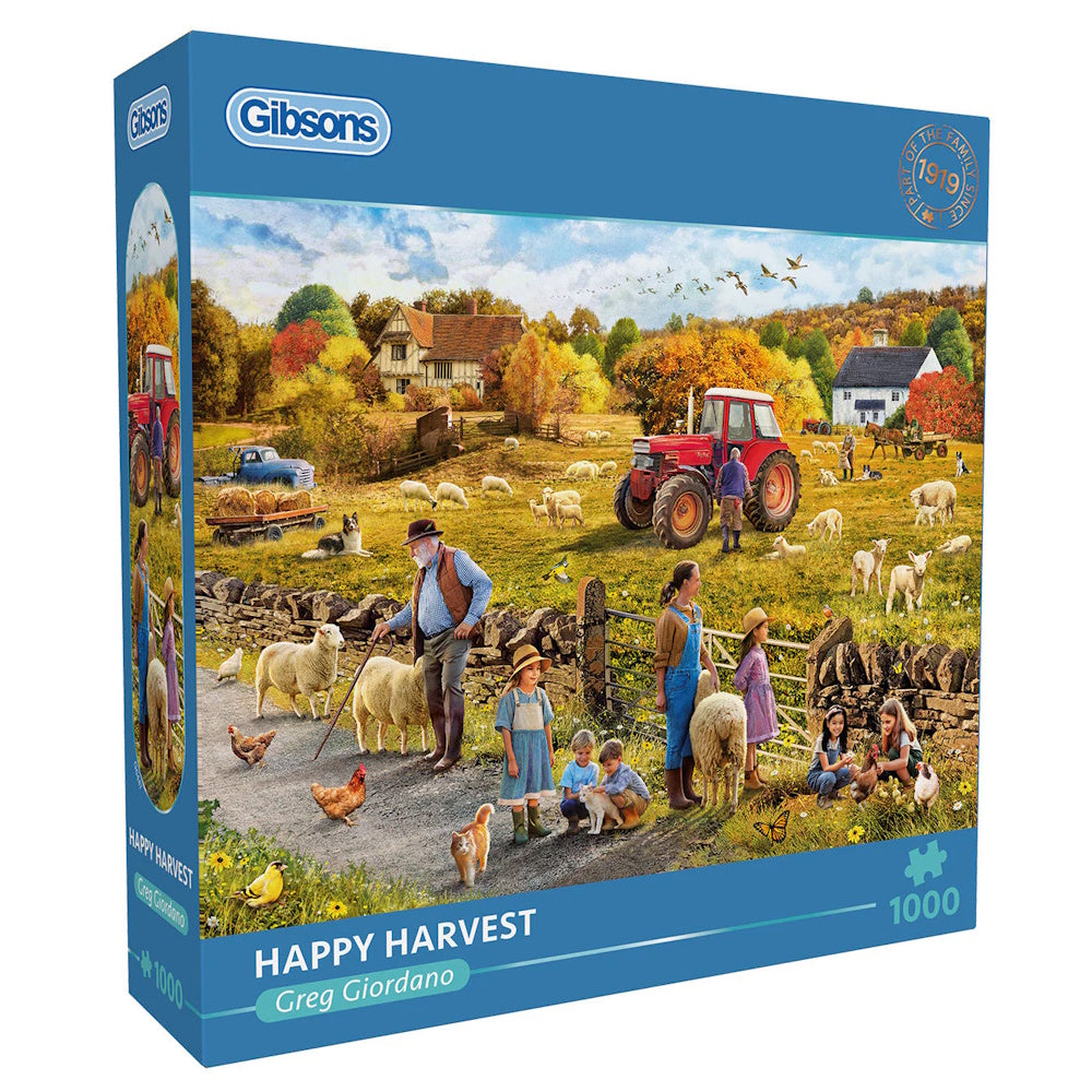 Gibsons 1000 Piece Jigsaw Puzzle - Happy Harvest