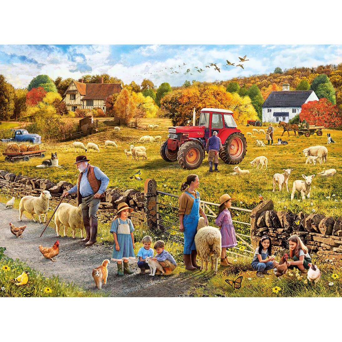 Gibsons 1000 Piece Jigsaw Puzzle - Happy Harvest