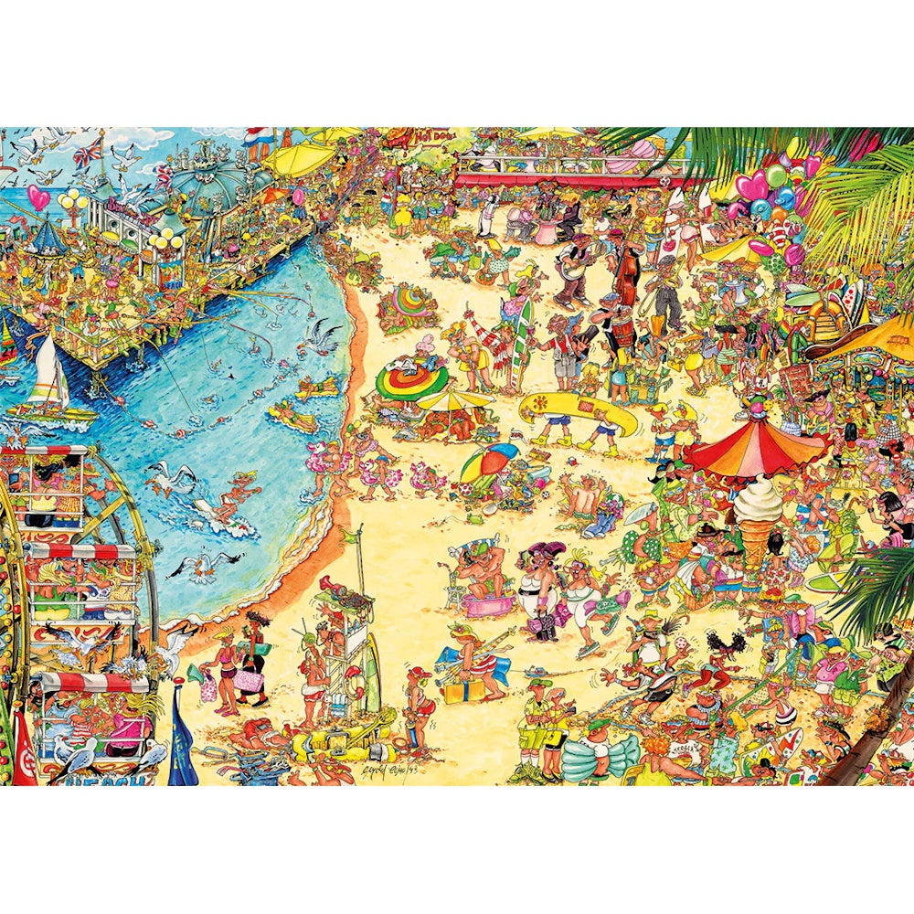 Gibsons 1000 Piece Jokesaws Puzzle: Seaside Shenanigans
