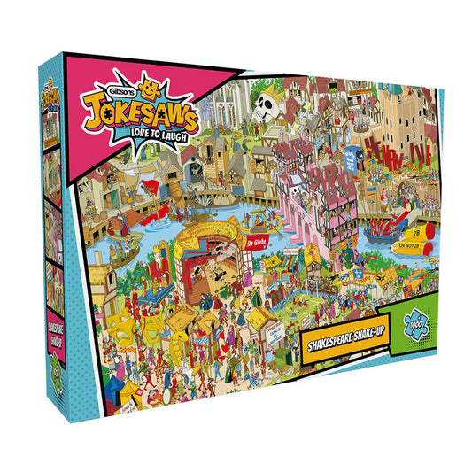 Gibsons 1000 Piece Jokesaws Puzzle: Shakespeare Shake-Up