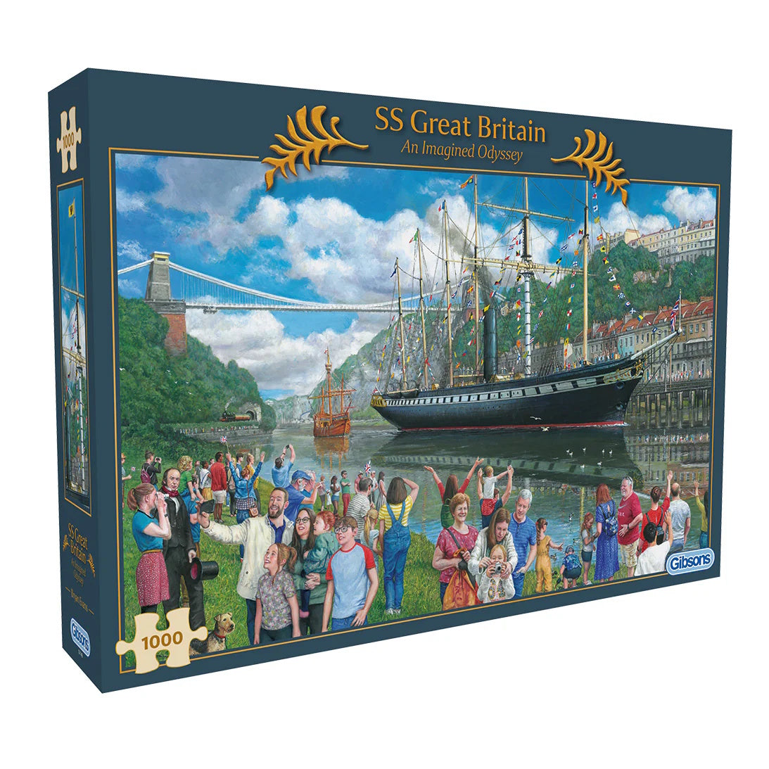 Gibsons 1000 Piece Jigsaw Puzzle - SS Great Britain