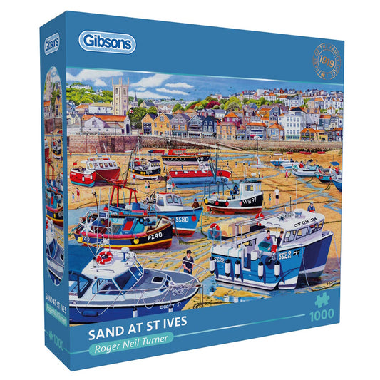 Gibsons 1000 Piece Jigsaw Puzzle - Sand at St Ives