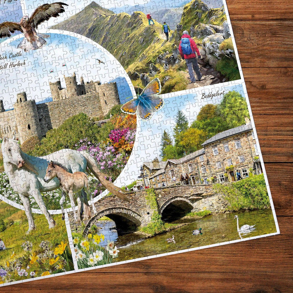Gibsons 1000 Piece Jigsaw Puzzle - Snowdonia