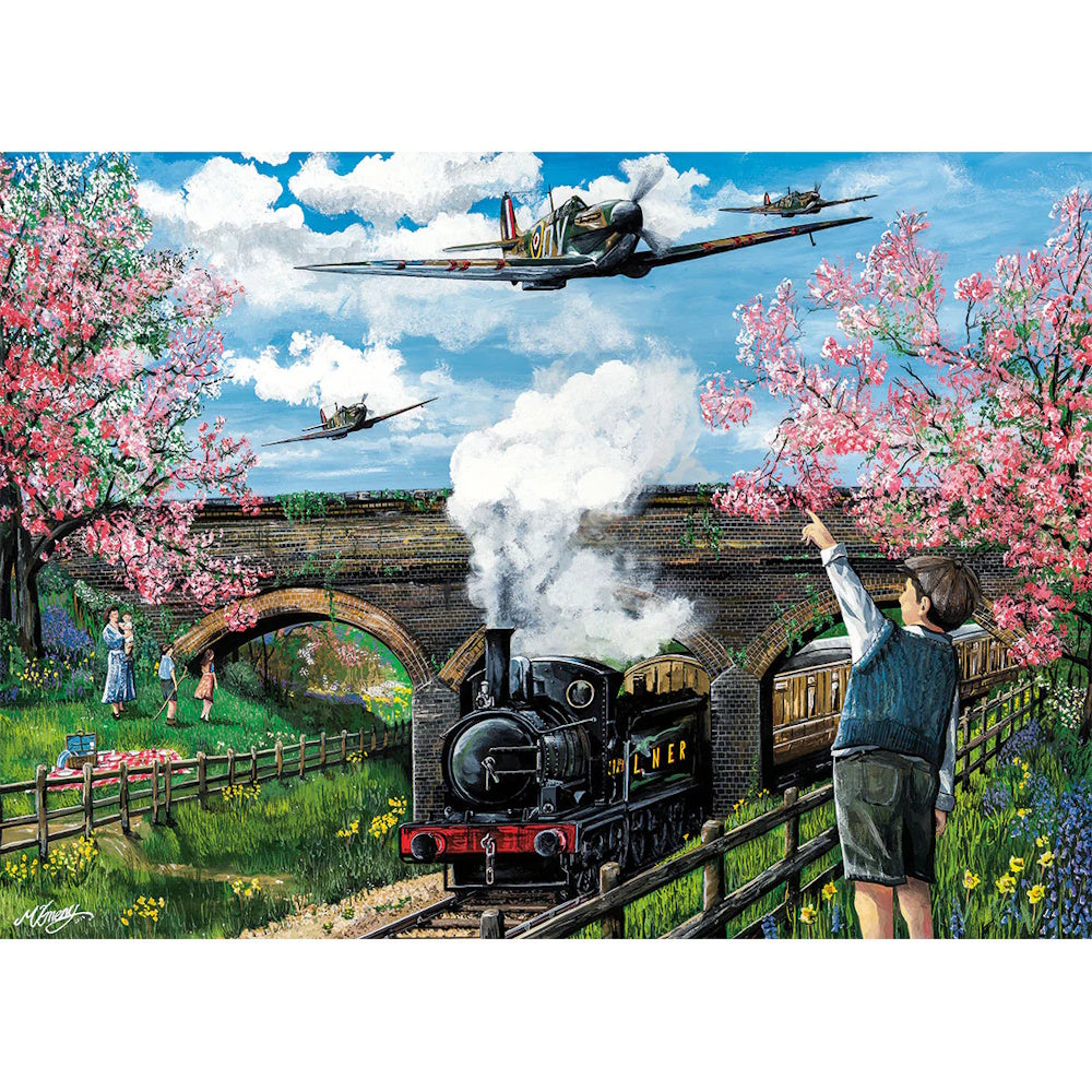 Gibsons 1000 Piece Jigsaw Puzzle - Spitfire Surprise