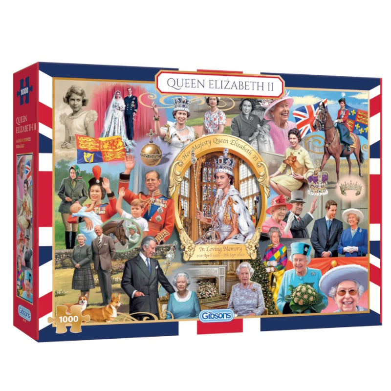 Gibsons 1000 Piece Jigsaw Puzzle - Queen Elizabeth II