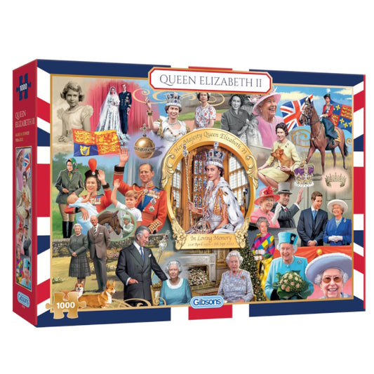 Gibsons 1000 Piece Jigsaw Puzzle - Queen Elizabeth II