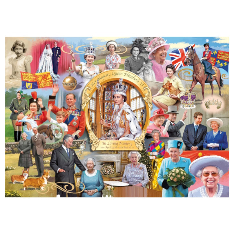 Gibsons 1000 Piece Jigsaw Puzzle - Queen Elizabeth II