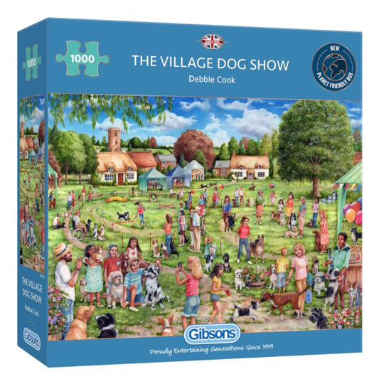 Gibsons 1000 Piece Jigsaw Puzzle - The Village Dog Show