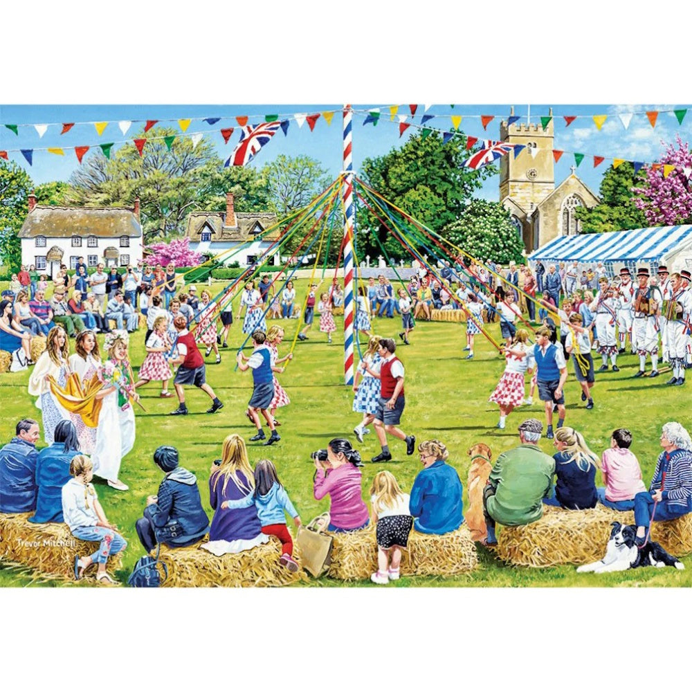 Gibsons 250XL Piece Jigsaw Puzzle - Around the Maypole