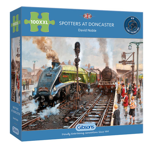 Gibsons 250XL Piece Jigsaw Puzzle - Spotters at Doncaster