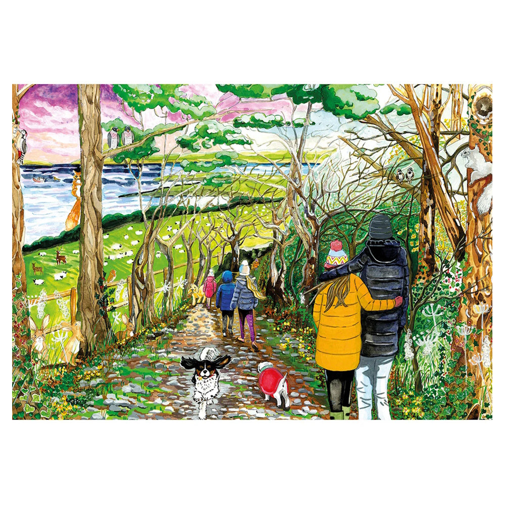 Gibsons 4 x 500 Piece Jigsaw Puzzles - A Dog's Life