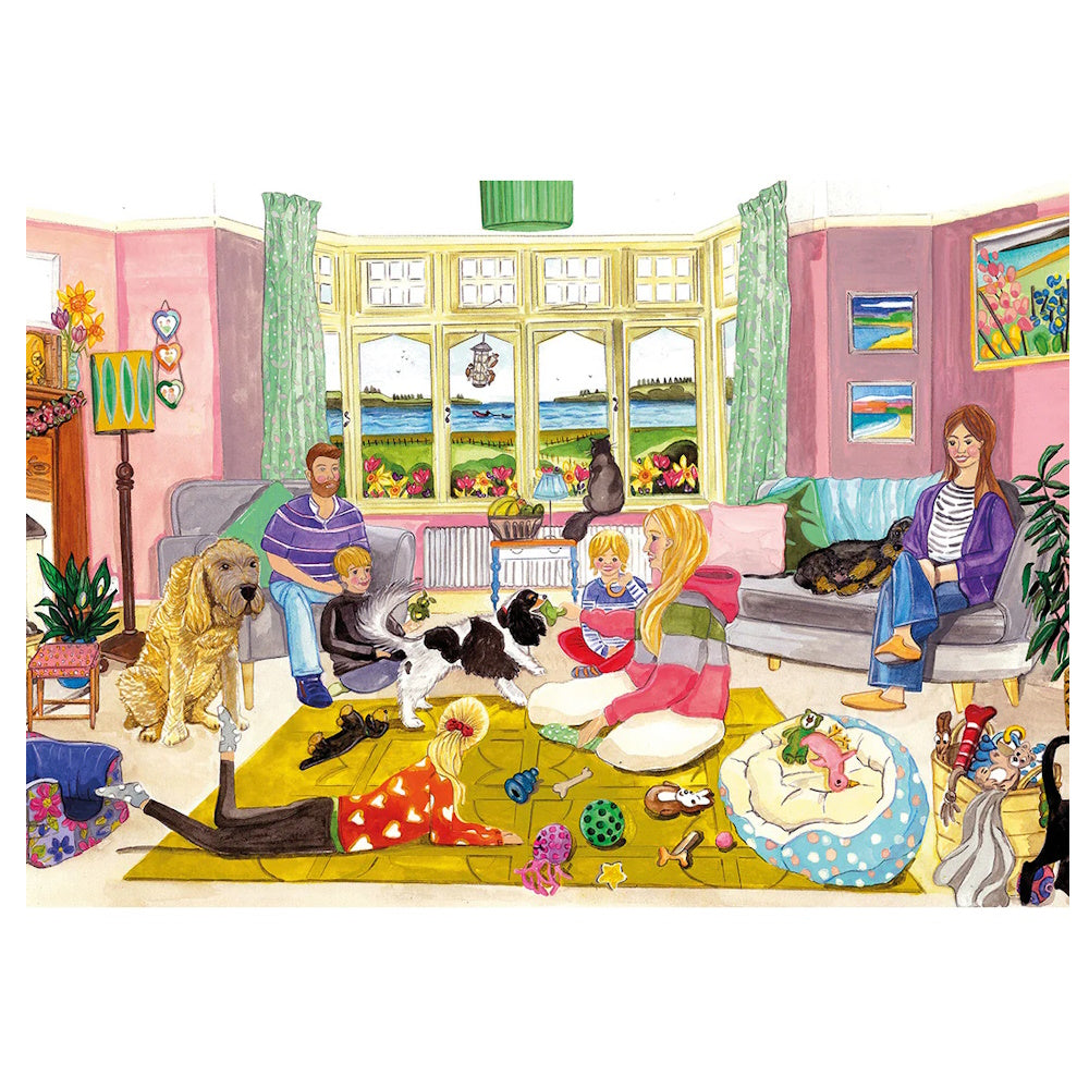 Gibsons 4 x 500 Piece Jigsaw Puzzles - A Dog's Life