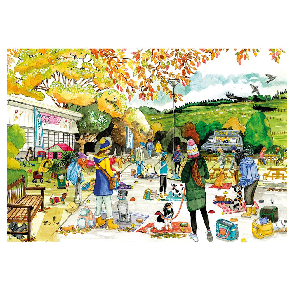 Gibsons 4 x 500 Piece Jigsaw Puzzles - A Dog's Life