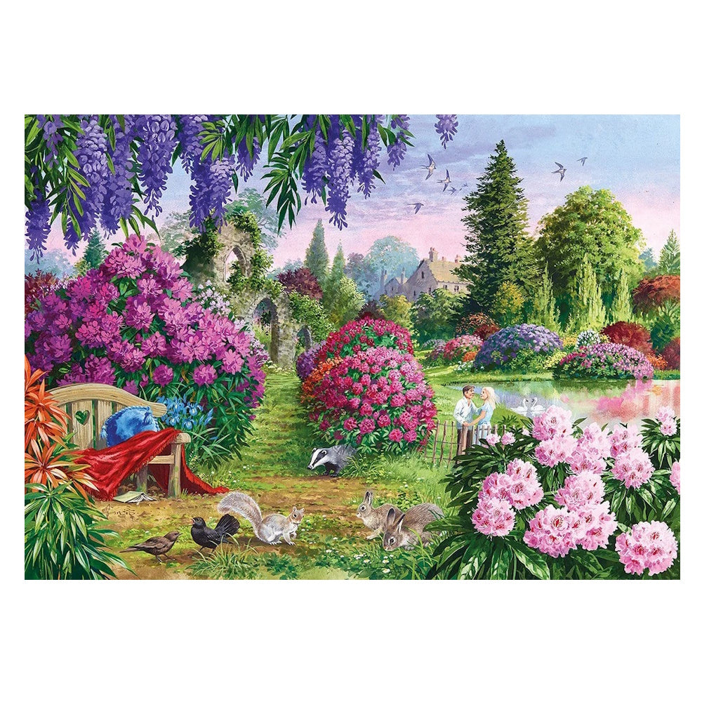 Gibsons 4 x 500 Piece Jigsaw Puzzles - Flora & Fauna