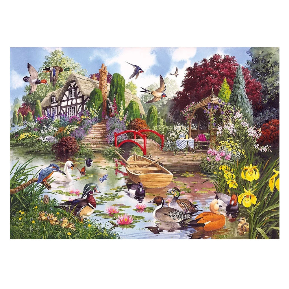 Gibsons 4 x 500 Piece Jigsaw Puzzles - Flora & Fauna