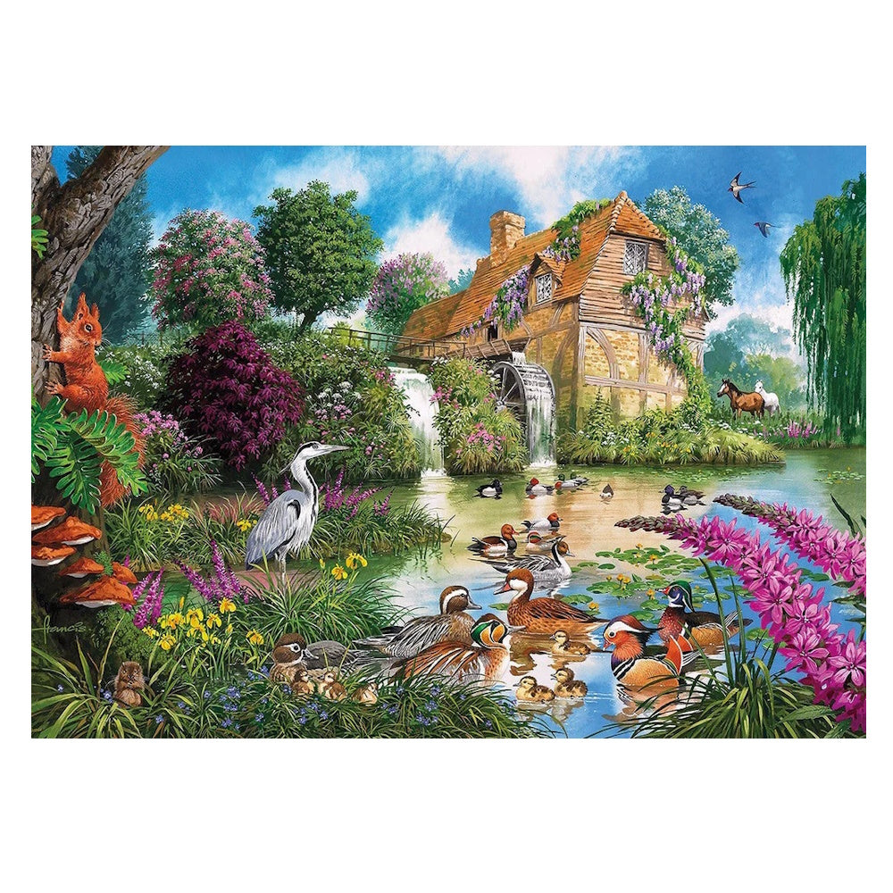 Gibsons 4 x 500 Piece Jigsaw Puzzles - Flora & Fauna