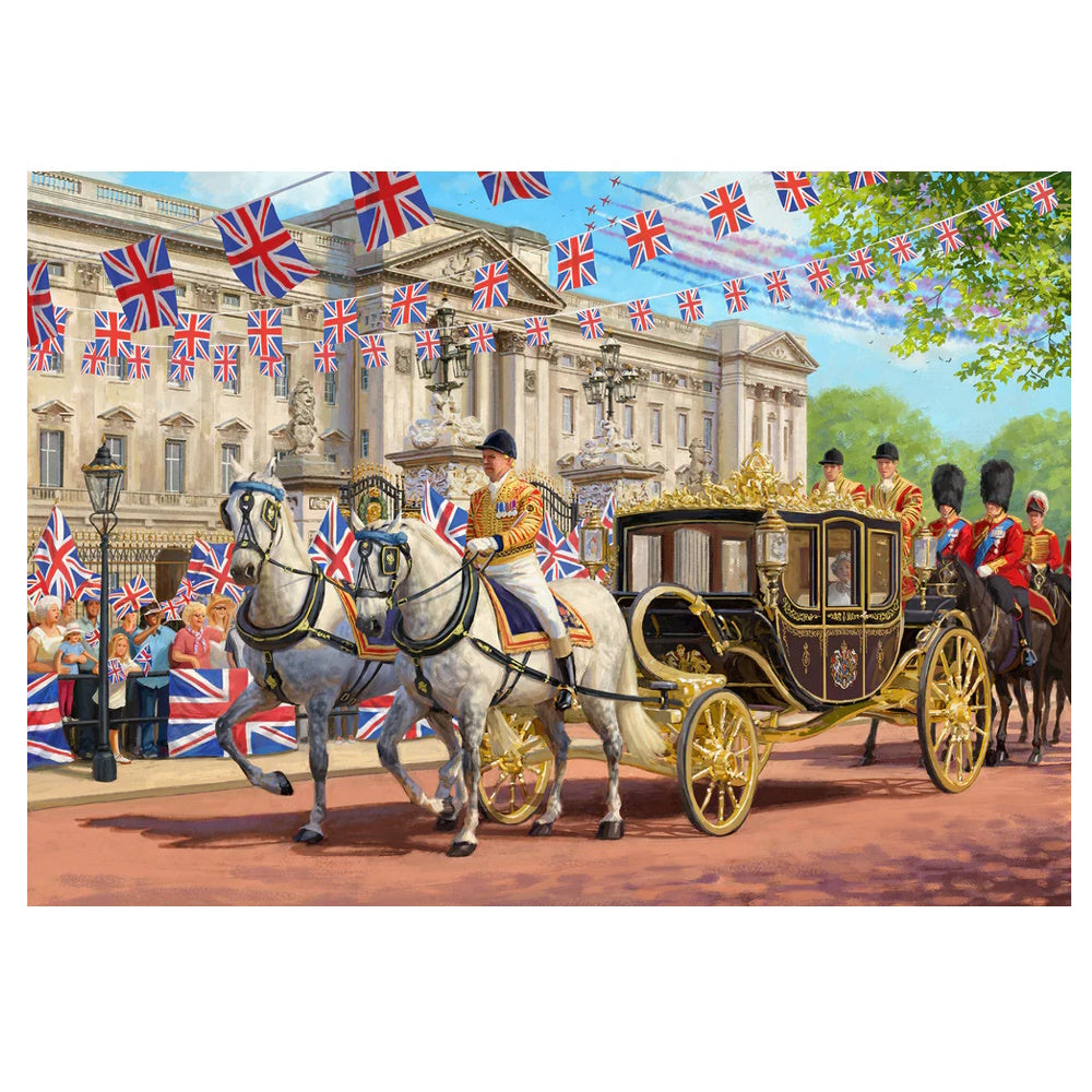 Gibsons 4 x 500 Piece Jigsaw Puzzles - Royal Celebrations