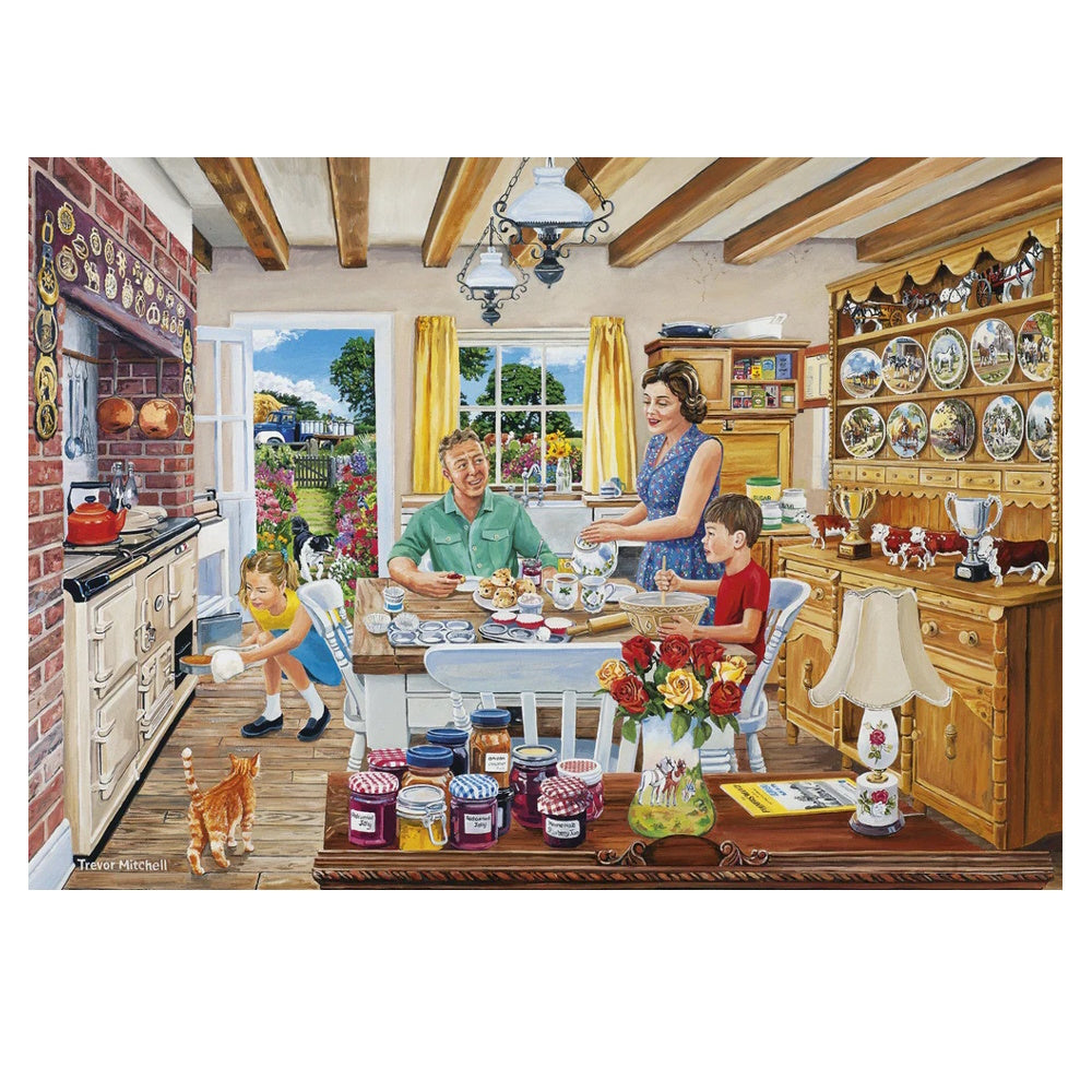 Gibsons 4 x 500 Piece Jigsaw Puzzles - The Farmer's Round