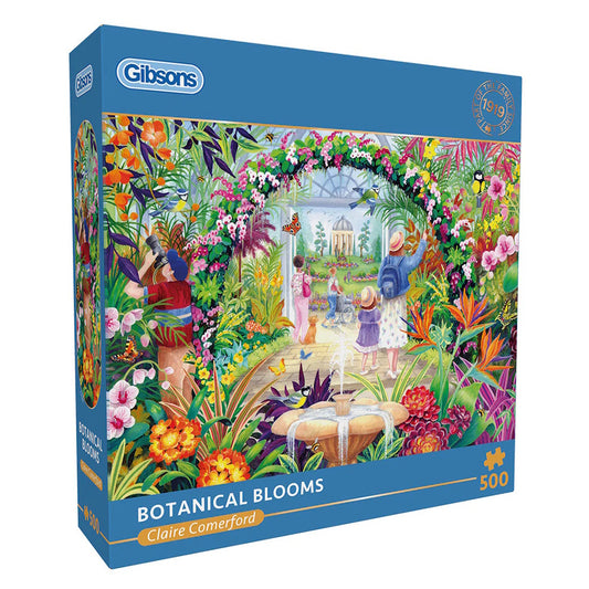 Gibsons 500 Piece Jigsaw Puzzle - Botanical Blooms