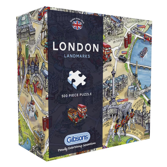 Gibsons 500 Piece Jigsaw Puzzle - London Landmarks