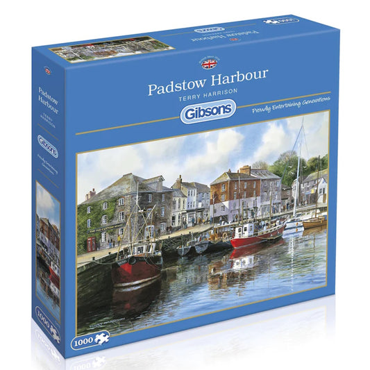 Gibsons 1000 Piece Jigsaw Puzzle - Padstow Harbour