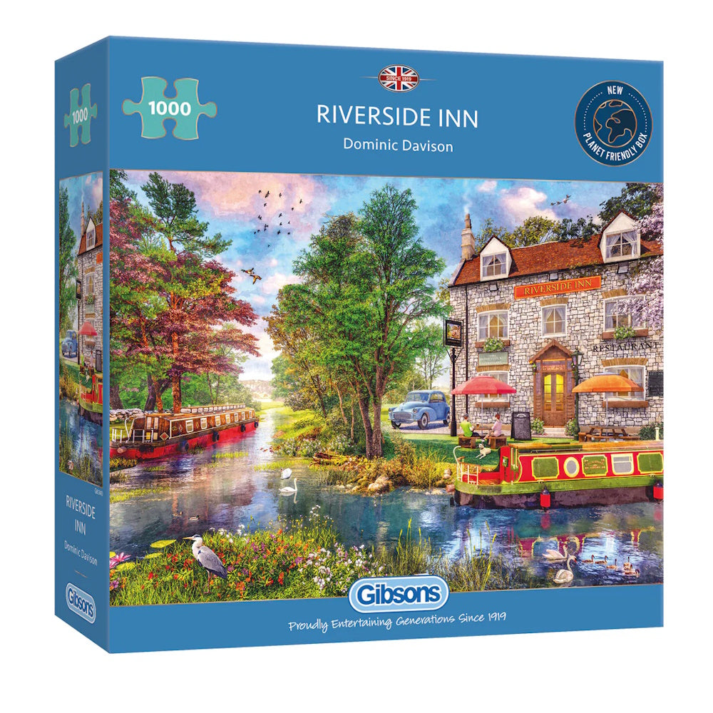 Gibsons 1000 Piece Jigsaw Puzzle - Riverside Inn