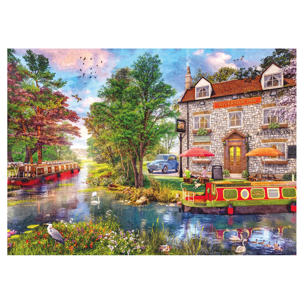 Gibsons 1000 Piece Jigsaw Puzzle - Riverside Inn