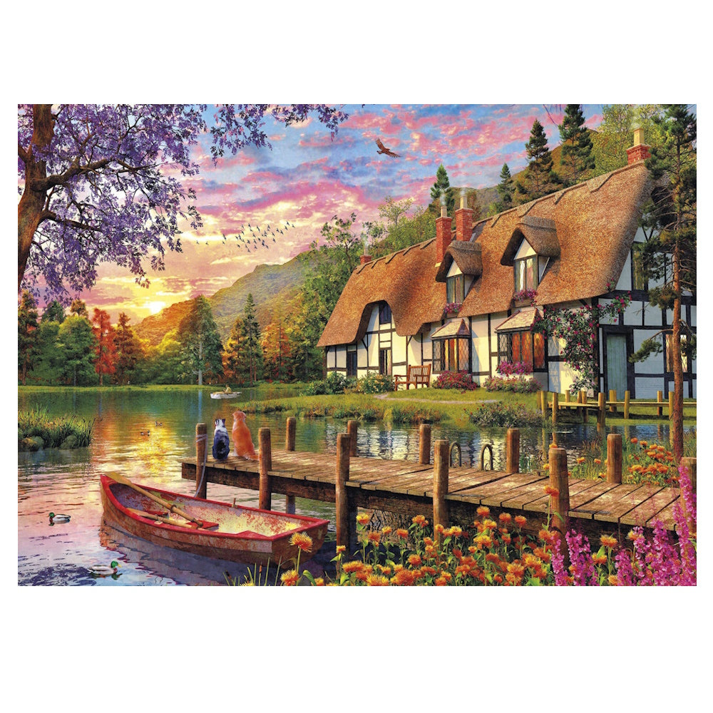 Gibsons 500 Piece Jigsaw Puzzle - Waiting for Supper