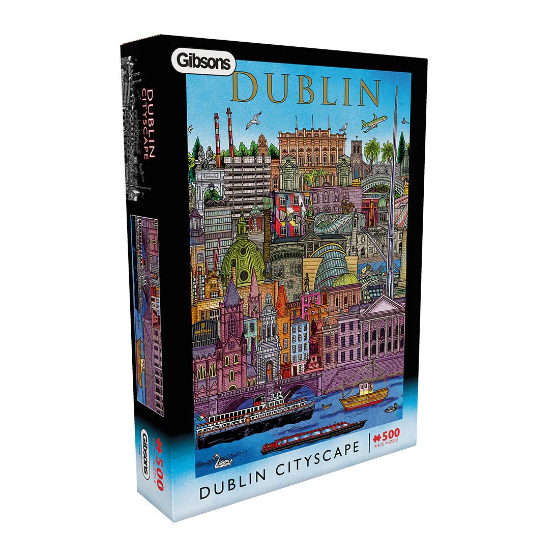 Gibsons 500 Piece Jigsaw Puzzle - Dublin Cityscape