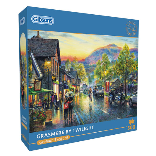 Gibsons 500 Piece Jigsaw Puzzle - Grasmere by Twilight