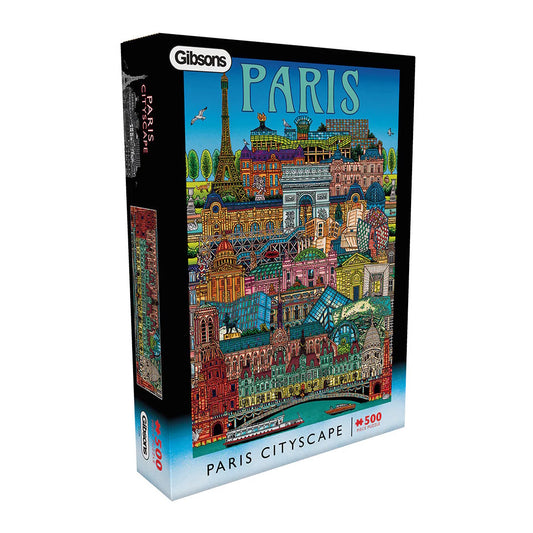 Gibsons 500 Piece Jigsaw Puzzle - Paris Cityscape
