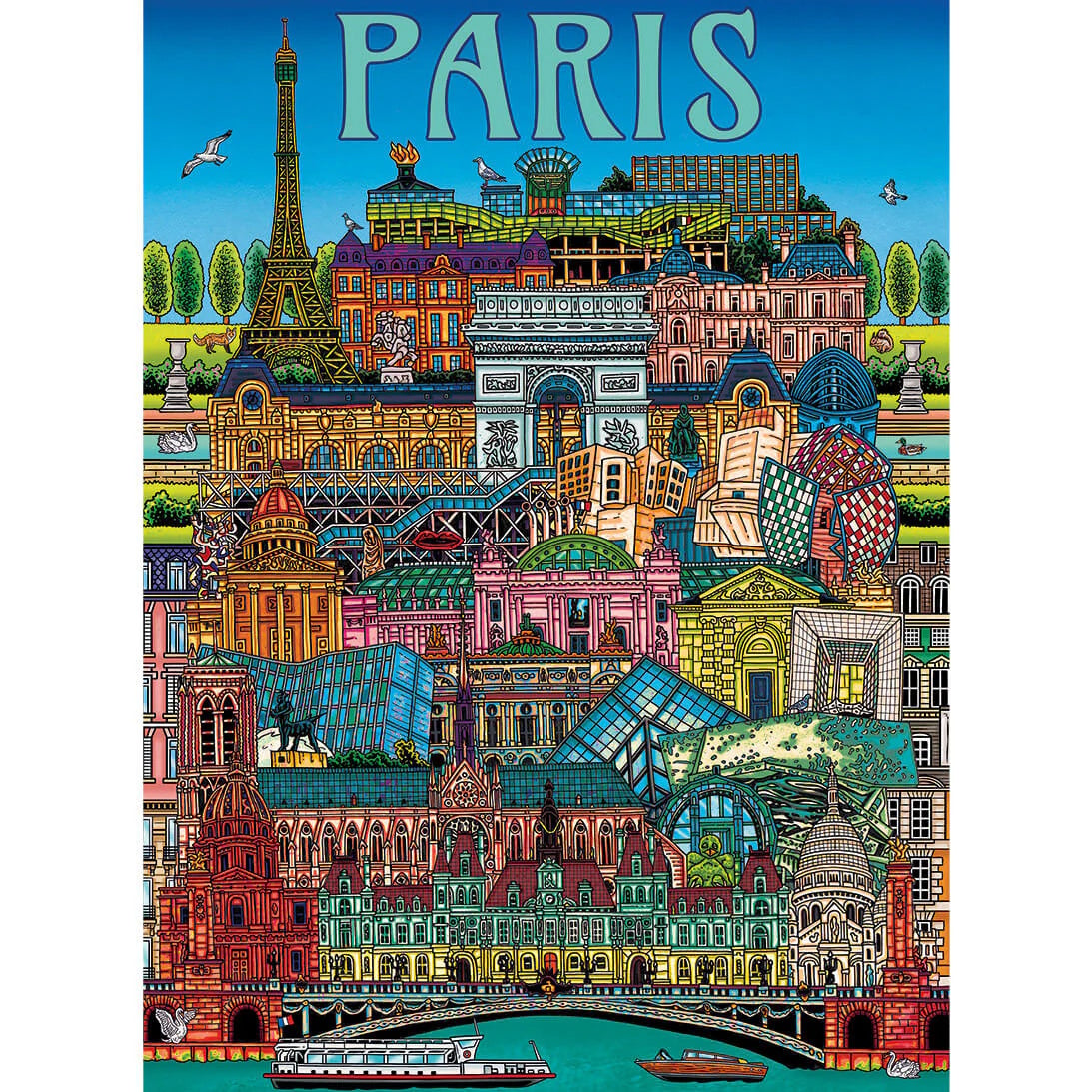 Gibsons 500 Piece Jigsaw Puzzle - Paris Cityscape
