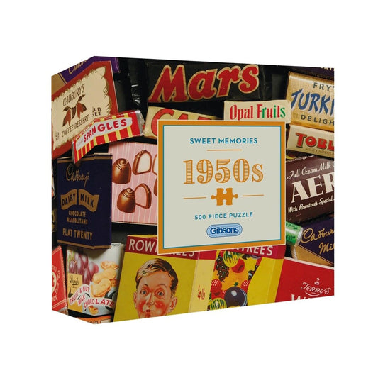 Gibsons 500 Piece Jigsaw Puzzle - Sweet Memories of the 1950s