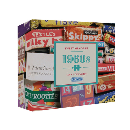 Gibsons 500 Piece Jigsaw Puzzle - Sweet Memories of the 1960s