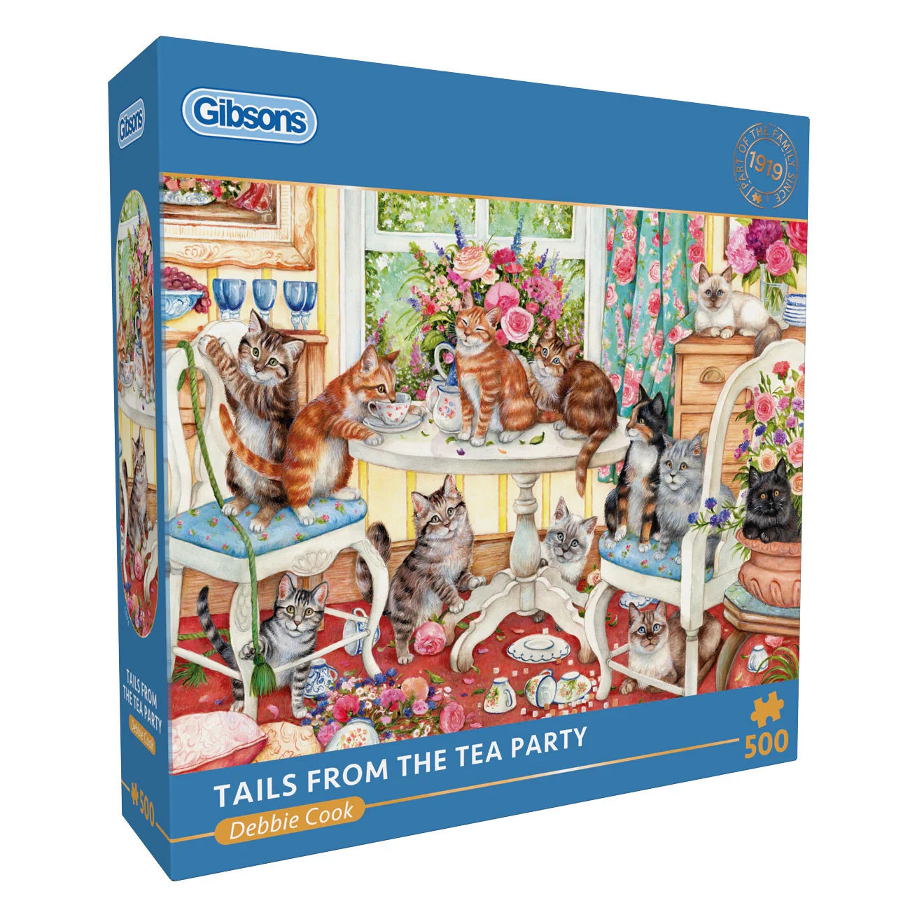 Gibsons 500 Piece Jigsaw Puzzle - Tails from the Tea Party