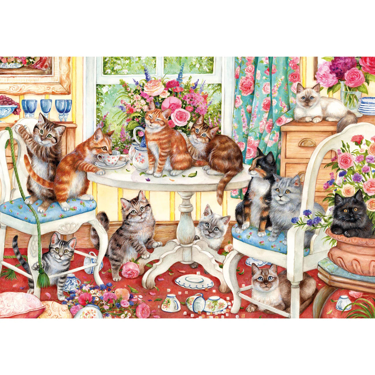 Gibsons 500 Piece Jigsaw Puzzle - Tails from the Tea Party