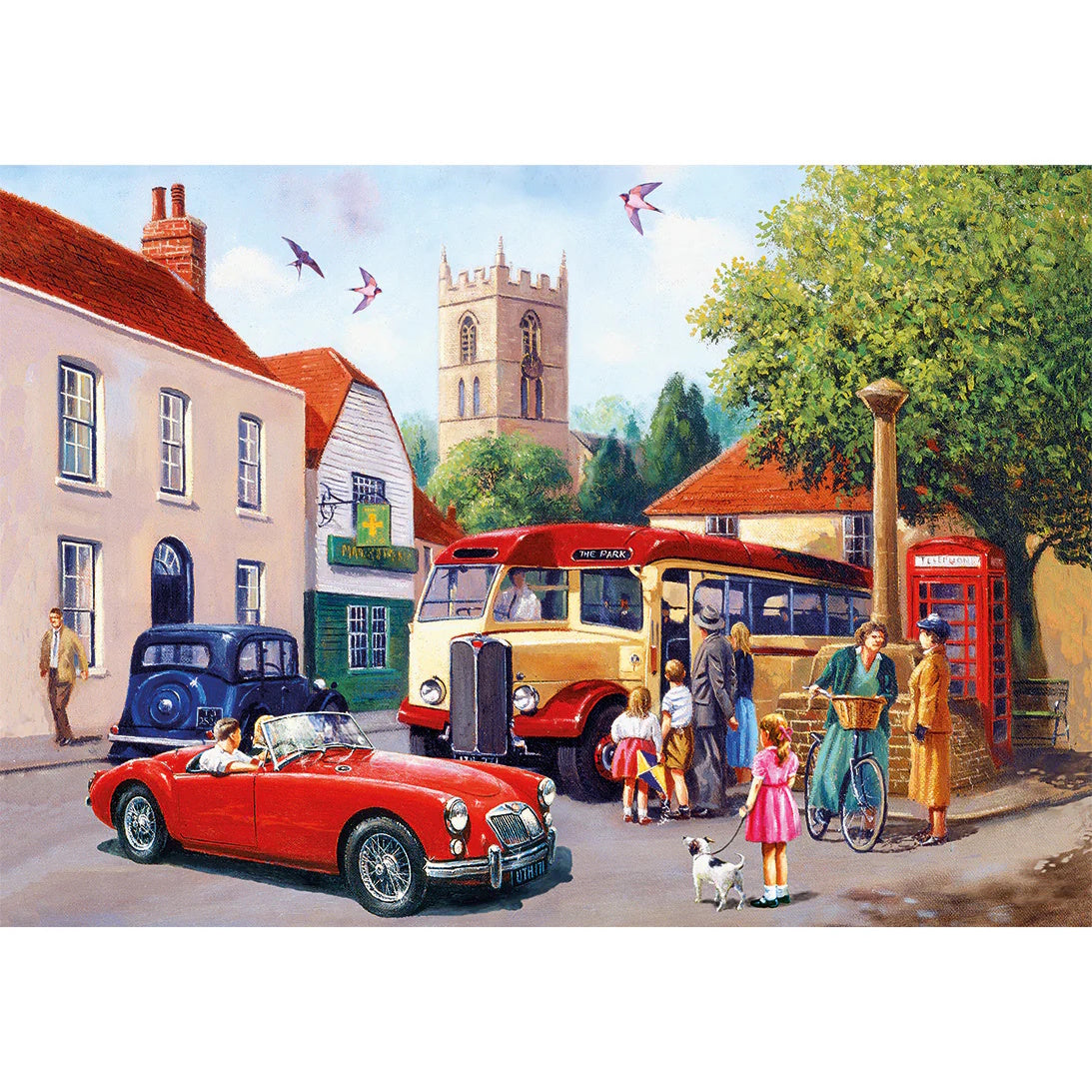 Gibsons 500 Piece Jigsaw Puzzle - Touring the Town