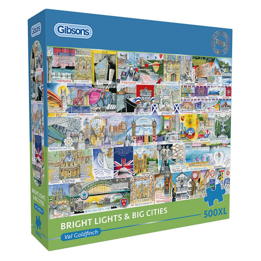 Gibsons 500XL Piece Jigsaw Puzzle - Bright Lights & Big Cities