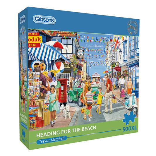 Gibsons 500XL Piece Jigsaw Puzzle - Heading for the Beach