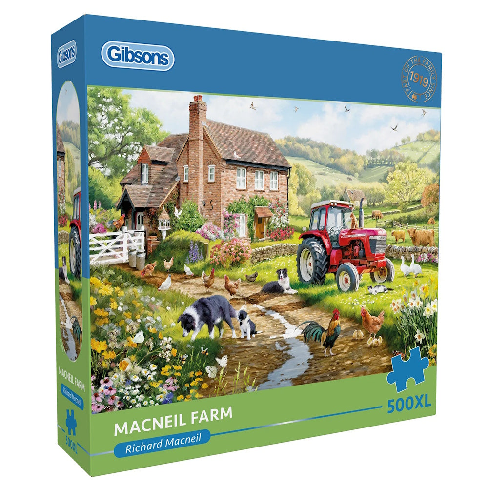 Gibsons 500XL Piece Jigsaw Puzzle - Macneil Farm
