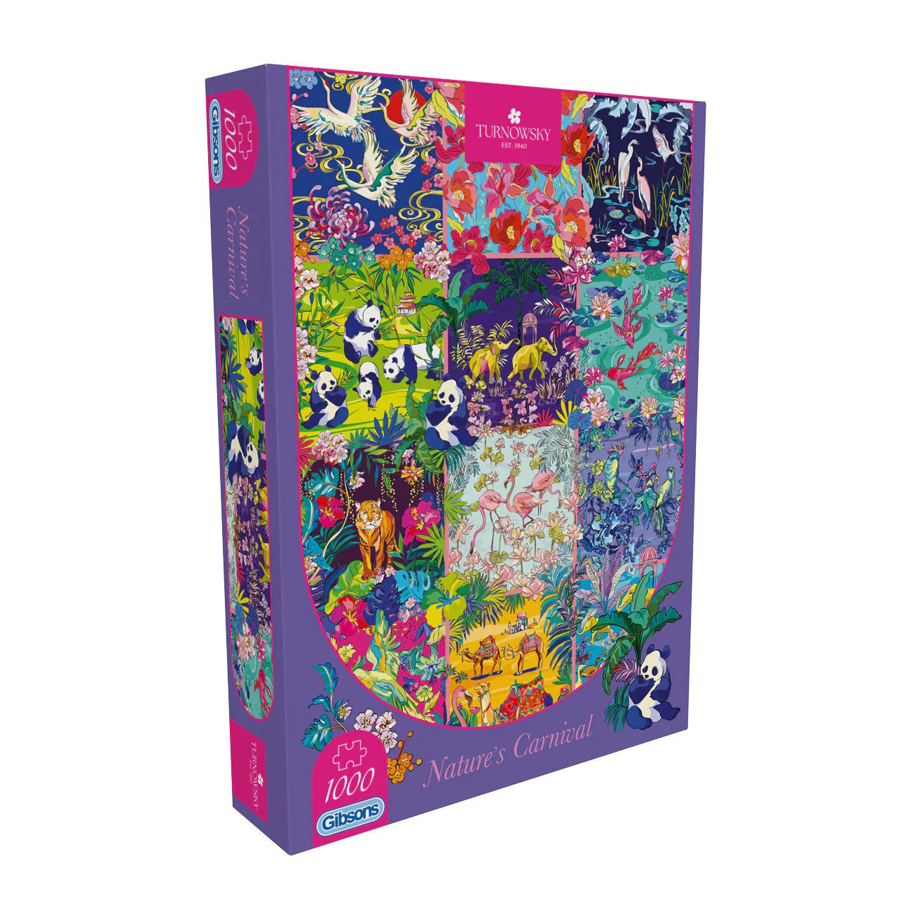 Gibsons House of Turnowsky 1000 Piece Puzzle - Nature's Carnival