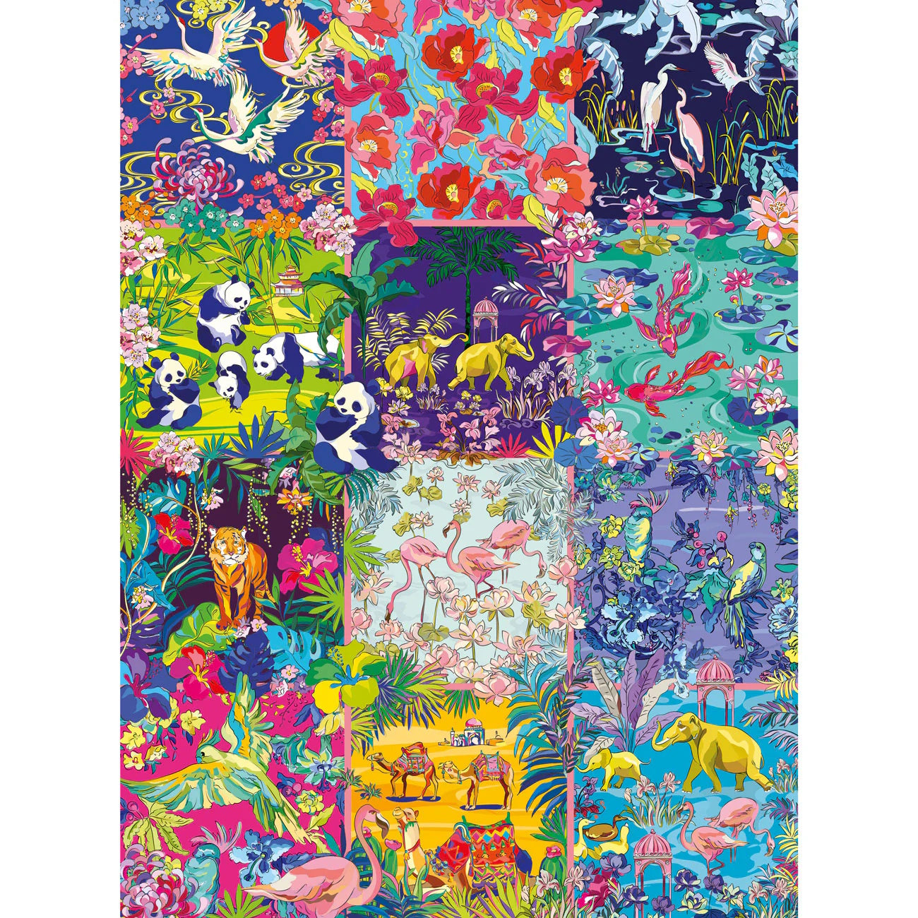 Gibsons House of Turnowsky 1000 Piece Puzzle - Nature's Carnival