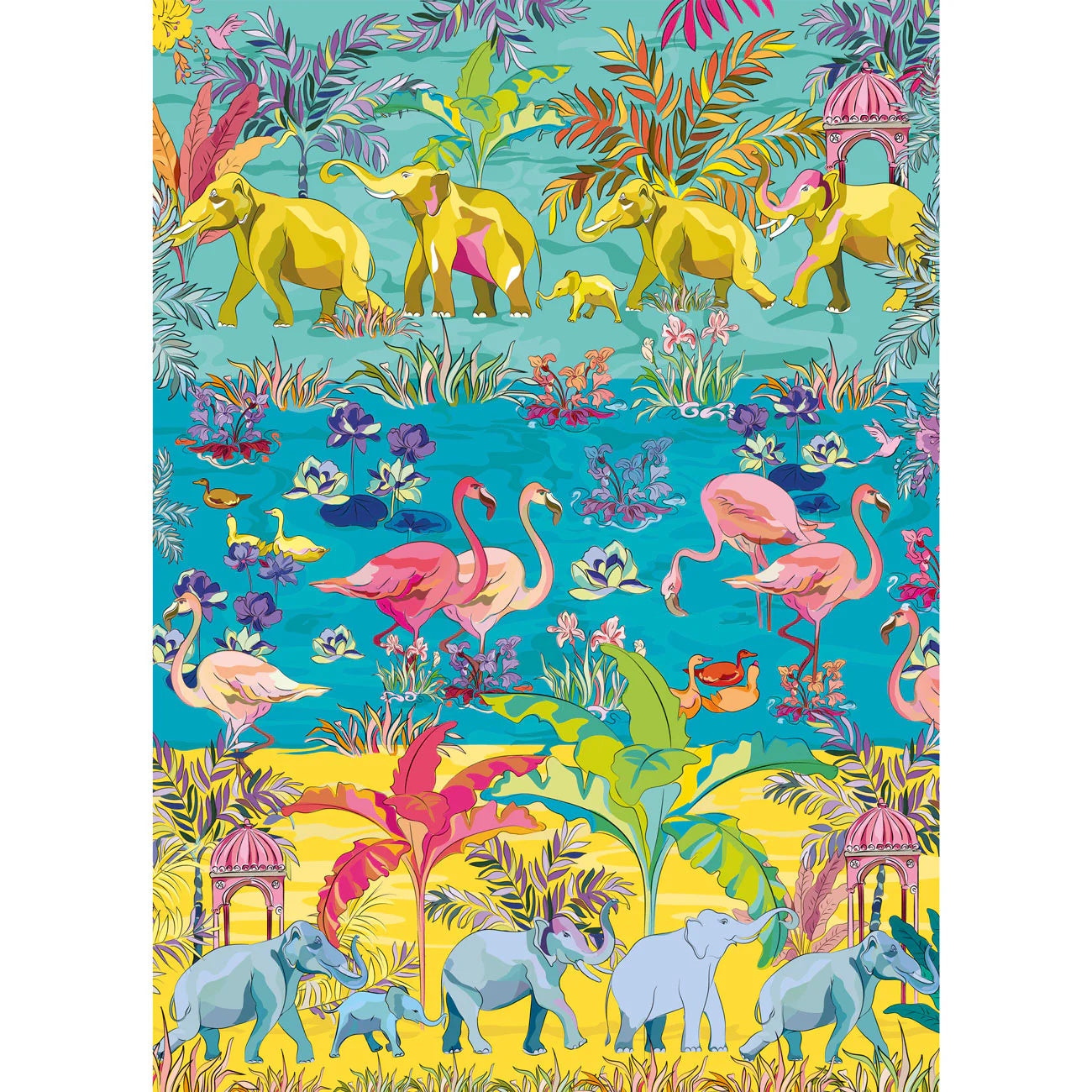 Gibsons House of Turnowsky 1000 Piece Puzzle - Tropical Oasis