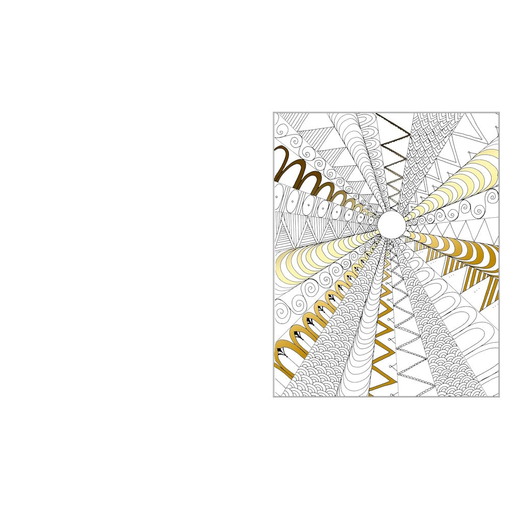 The Gold Glimmers Colouring Book
