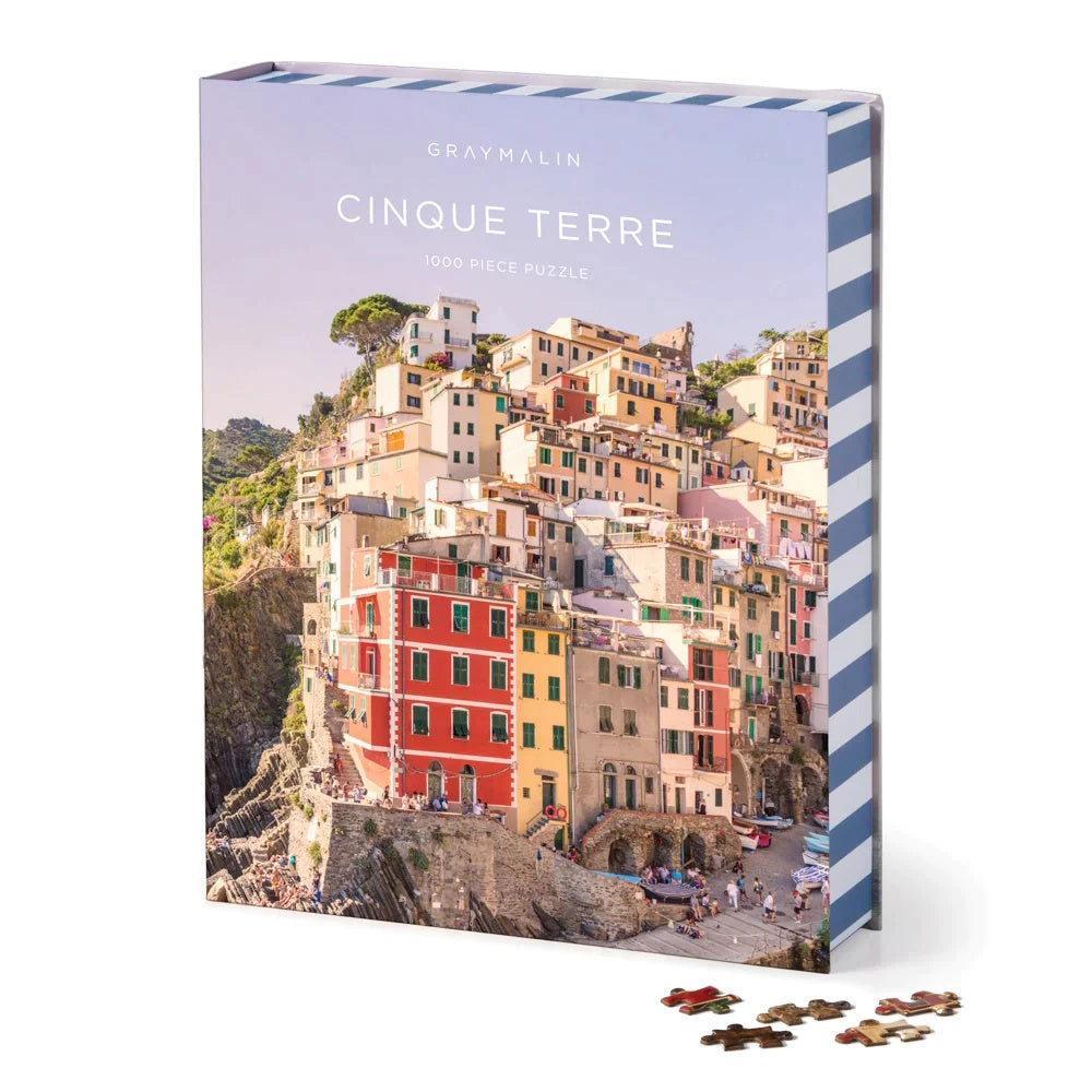 Galison 1000 Piece Jigsaw Puzzle - Gray Malin Cinque Terre