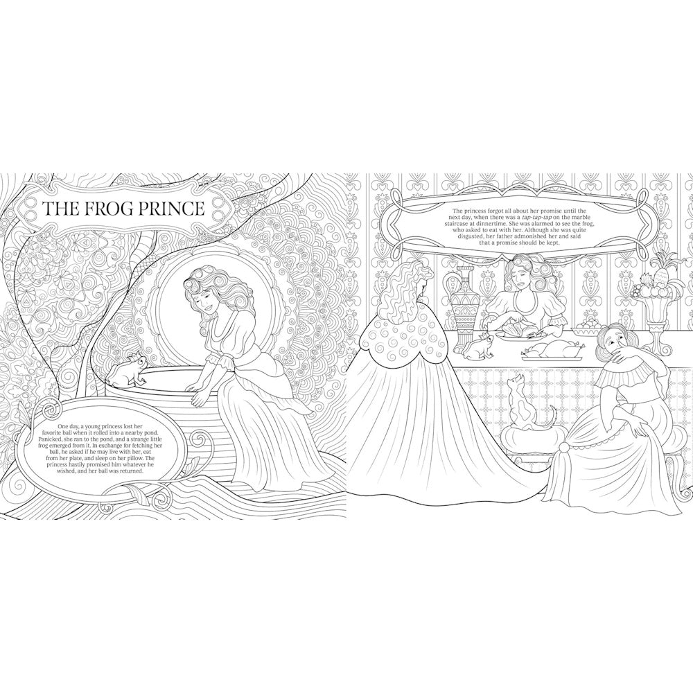 Grimm's Fairy Tales Colouring Book