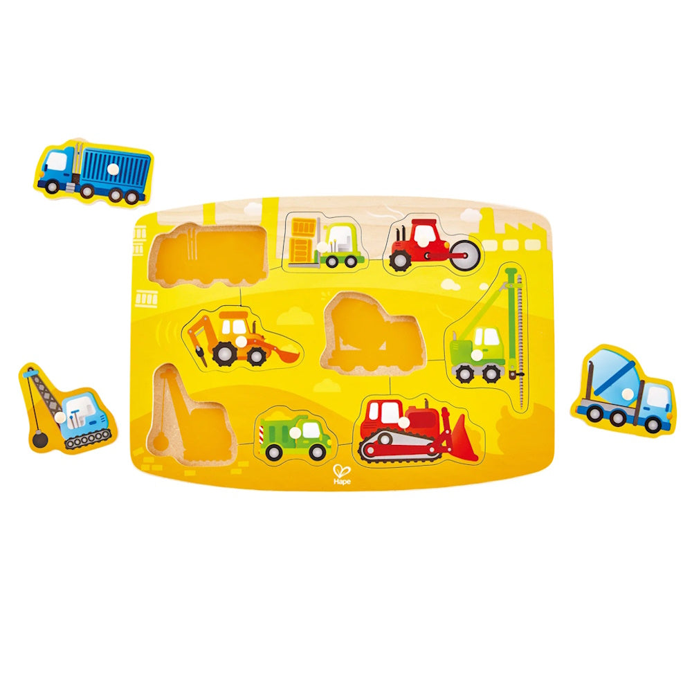 Hape Construction Peg Puzzle