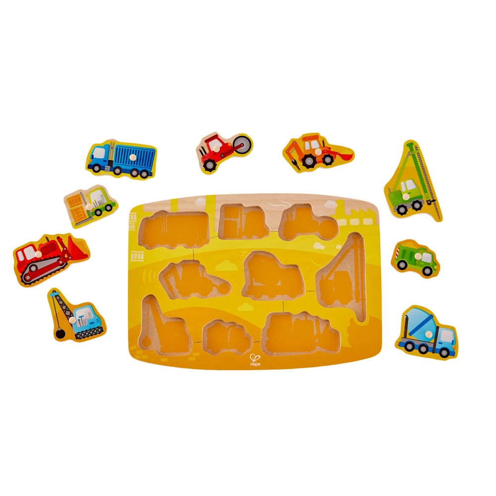 Hape Construction Peg Puzzle