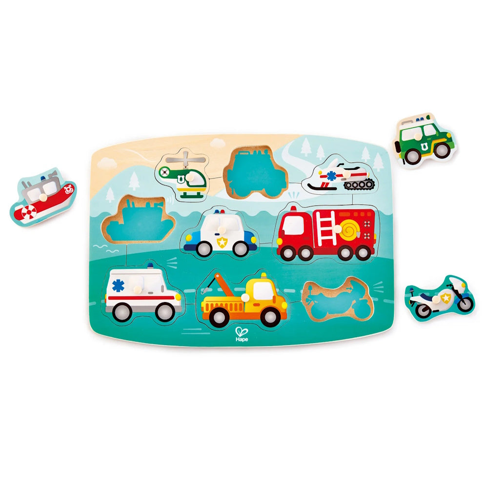 Hape Emergency Peg Puzzle