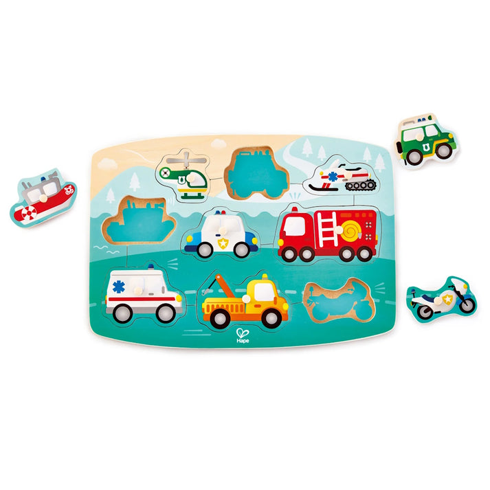 Hape Emergency Peg Puzzle The Jigstore